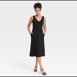 A New Day Sleeveless Ribbed Ballet Dress